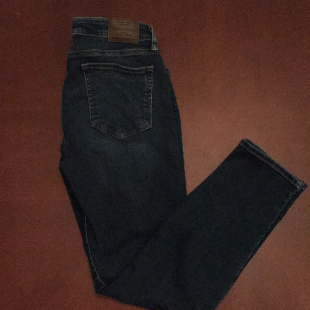 Lucky Brand 10/30 ankle skinny jeans dark wash